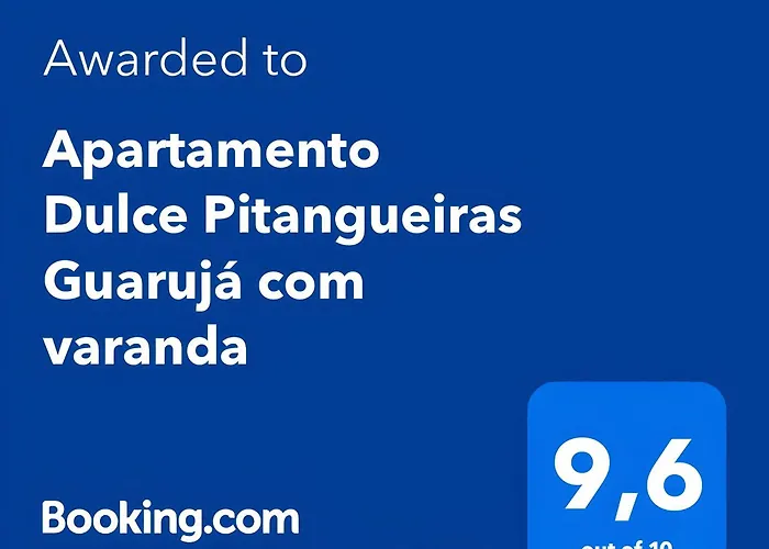 Apartamento Dulce Pitangueiras Guarujá com varanda